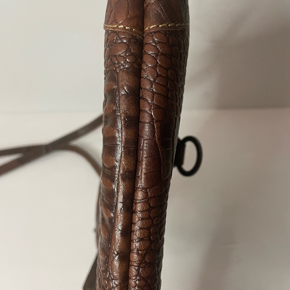 Jack Georges HORNBACK CROCO SERENA CROSSBODY BAG Brown - Picture 12 of 13